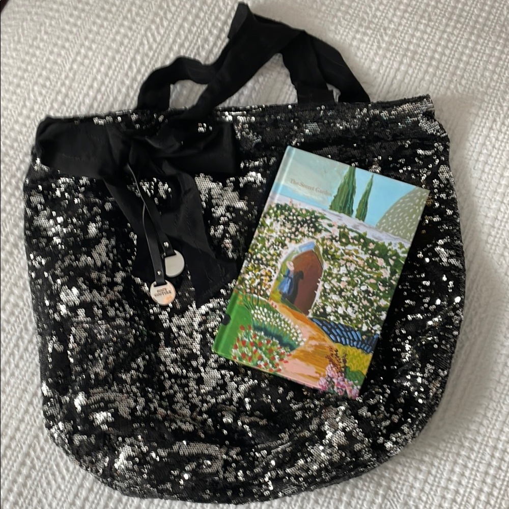 Juicy Couture Black Sequin Tote Bag - Picture 7 of 8